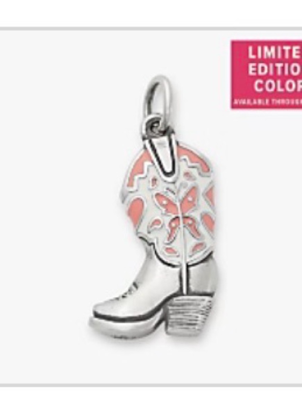 ISO JAMES AVERY ENAMEL BOOT CHARM